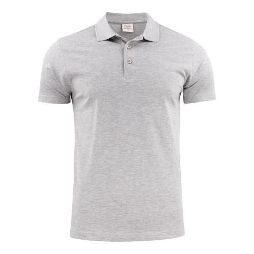 Surf Light Polo grijs gemeleerd,l