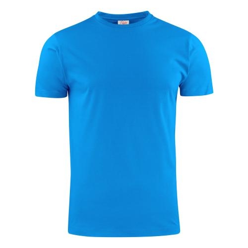Modern licht heren T-shirt  oceaan blauw,l
