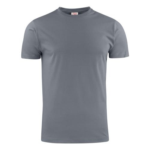 Modern licht heren T-shirt  staalgrijs,l
