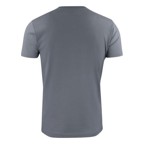 Modern licht heren T-shirt  staalgrijs,3xl