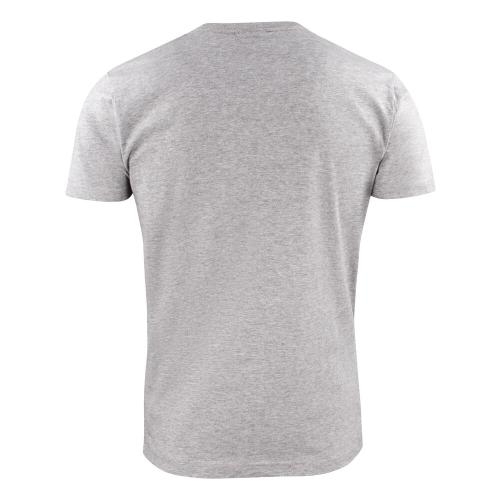 Modern licht heren T-shirt  grijs gemeleerd,3xl