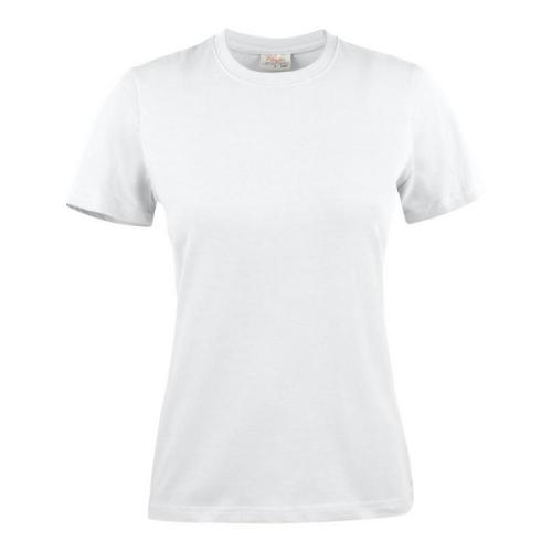 Modern licht dames T-shirt wit,l