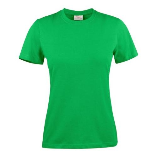 Modern licht dames T-shirt frisgroen,l