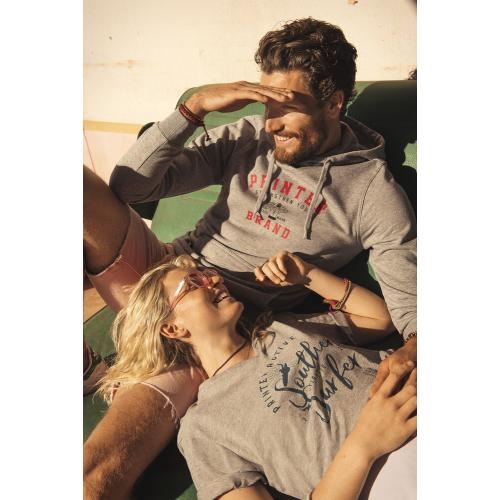 Printer Fastpitch hooded sweater wit,3xl