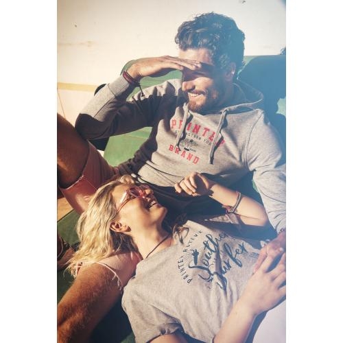 Printer Fastpitch hooded sweater wit,3xl