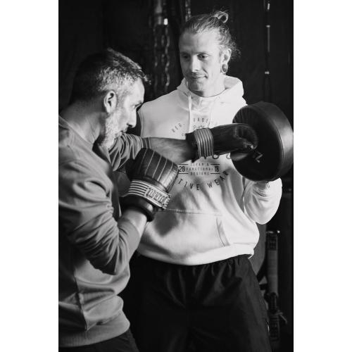 Printer Fastpitch hooded sweater wit,l