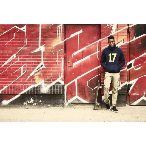 Printer Fastpitch hooded sweater wit,l