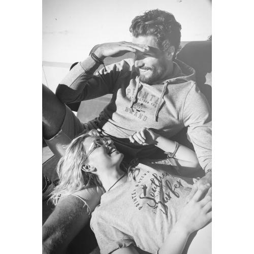 Printer Fastpitch hooded sweater wit,l