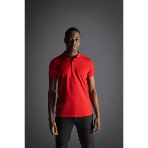 Printer polo Surf Stretch wit,3xl