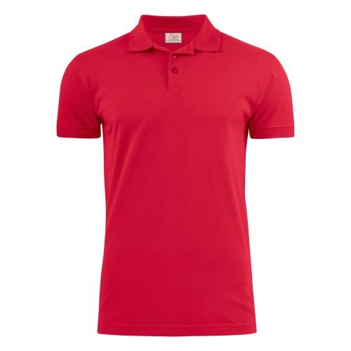 Printer polo Surf Stretch rood,3xl