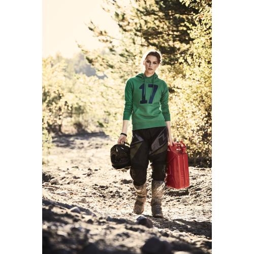 Printer Fastpitch Hooded Sweater dames wit,l