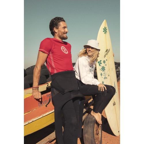 Printer Fastpitch Hooded Sweater dames wit,l