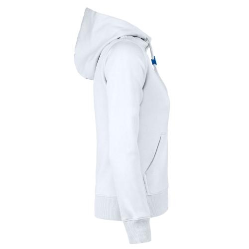 Printer Fastpitch Hooded Sweater dames wit,l