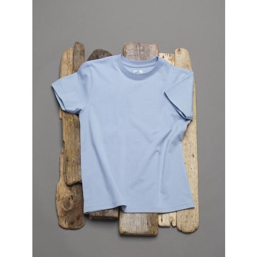 Dames T-shirt ecologisch Fairtrade katoen blauw,l