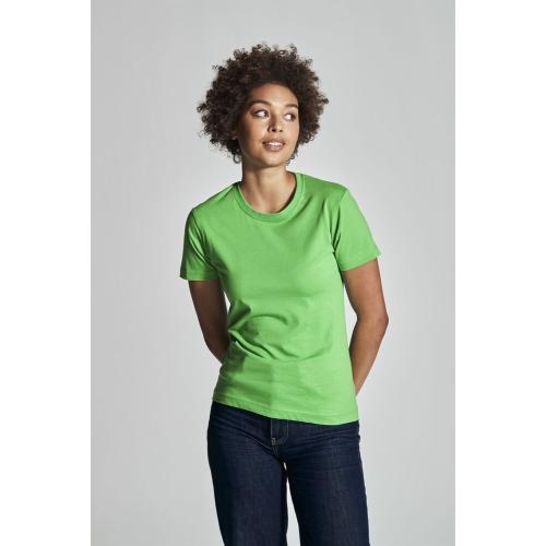Dames T-shirt ecologisch Fairtrade katoen blauw,l