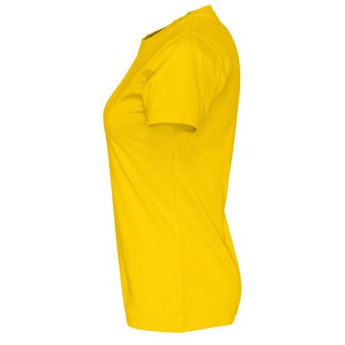 Dames T-shirt ecologisch Fairtrade katoen geel,l