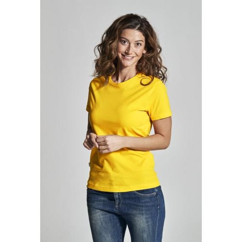 Dames T-shirt ecologisch Fairtrade katoen roze,l