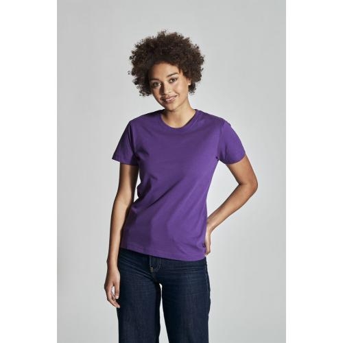 Dames T-shirt ecologisch Fairtrade katoen roze,l