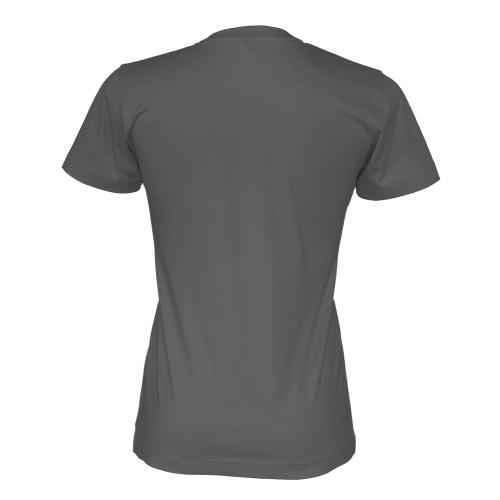 Dames T-shirt ecologisch Fairtrade katoen antraciet,l