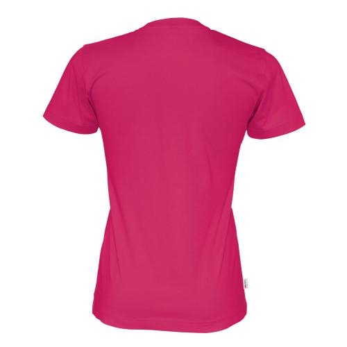 Dames T-shirt ecologisch Fairtrade katoen fuchsia,l