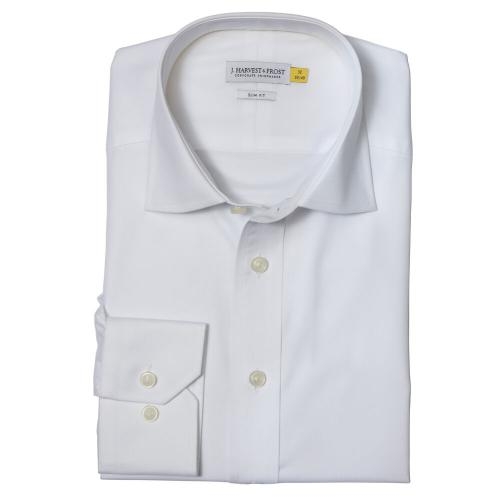 Overhemd Yellow Bow 50 slim fit wit,l