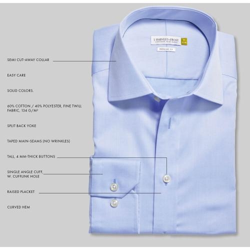 Overhemd Yellow Bow 50 slim fit wit,l