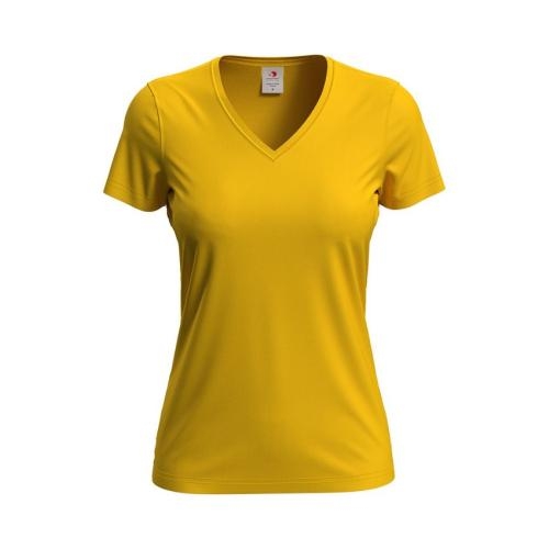 T-shirt Classic-V Woman sunflower yellow,l
