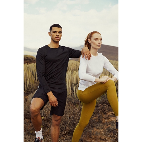 Basic Active-T longsleeve dames wit,2xl