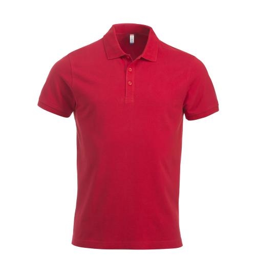 Classic Lincoln polo korte mouw rood,l