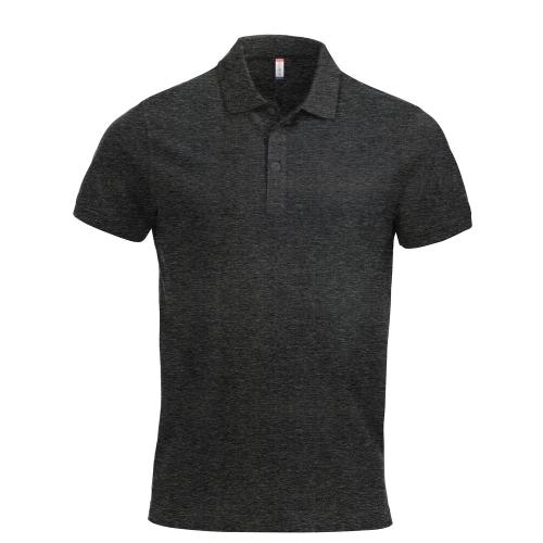 Classic Lincoln polo korte mouw antraciet melange,l