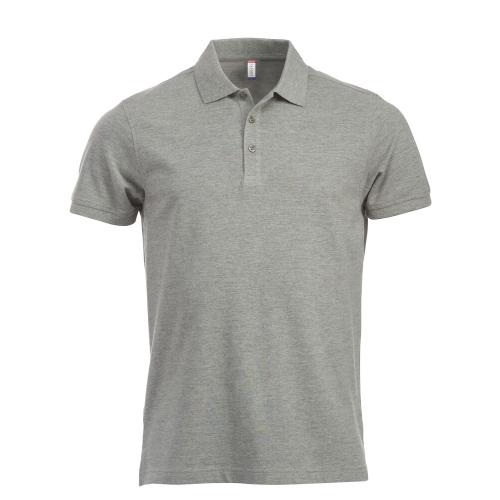 Classic Lincoln polo korte mouw grijsmelange,l