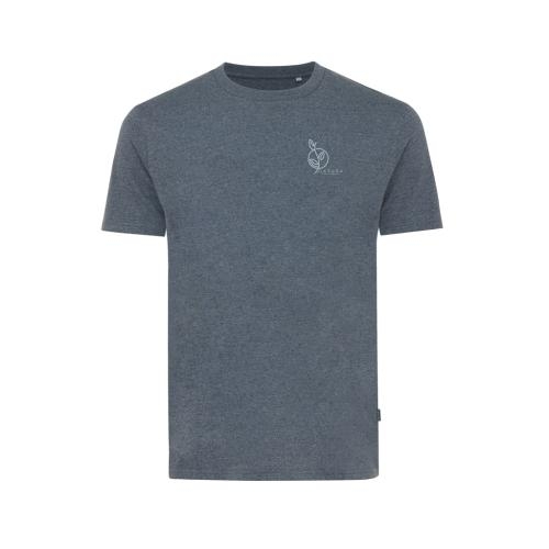 Iqoniq Manuel T-shirt ongeverfd navy,m