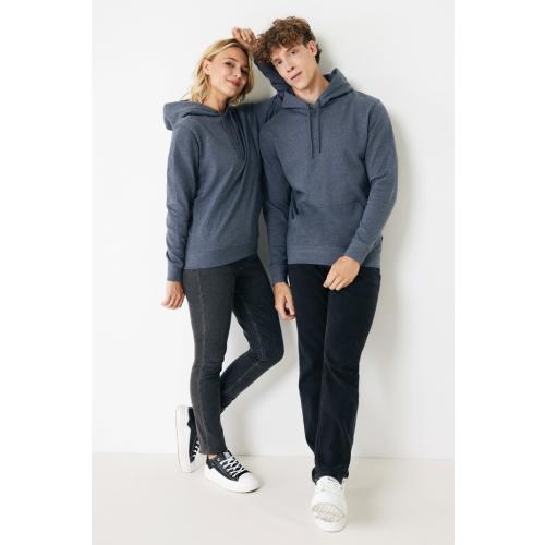 Iqoniq Torres hoodie ongeverfd navy,l