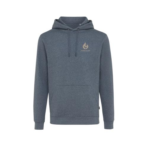 Iqoniq Torres hoodie ongeverfd navy,l