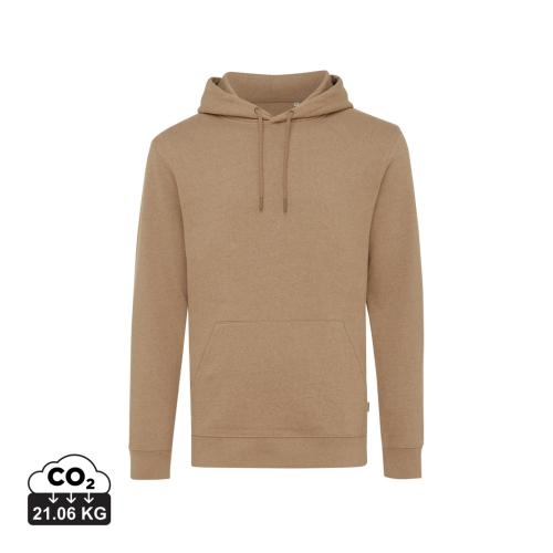 Iqoniq Torres hoodie ongeverfd bruin,l