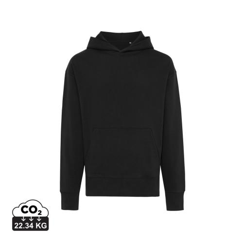 Iqoniq Yoho relaxed hoodie zwart,l