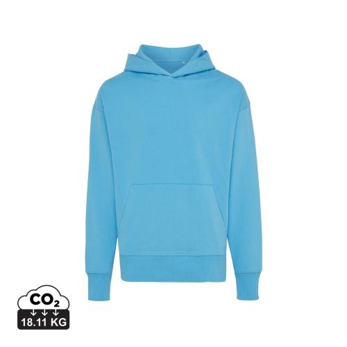 Iqoniq Yoho relaxed hoodie lichtblauw,l