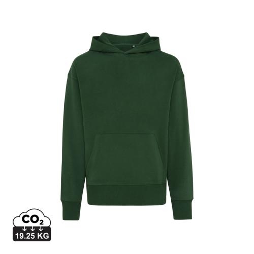 Iqoniq Yoho relaxed hoodie bosgroen,l