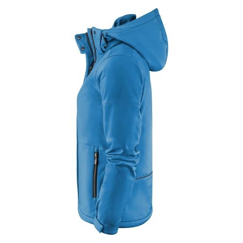 Softshell jas Overlanding dames oceaan blauw,2xl