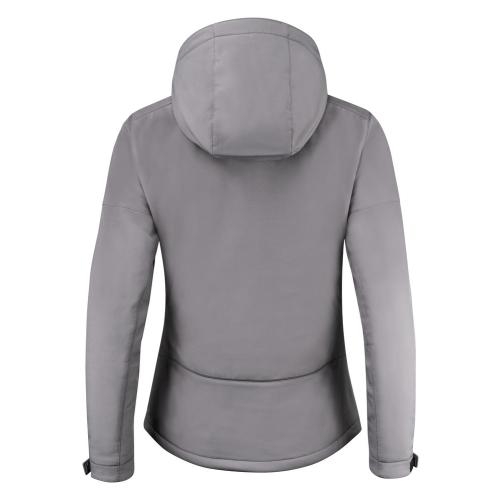 Softshell jas Overlanding dames staalgrijs,2xl