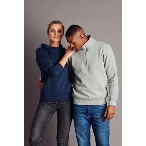 Sweatshirt Rounders half zip wit,4xl