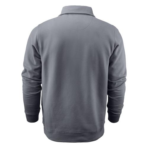 Sweatshirt Rounders half zip wit,4xl