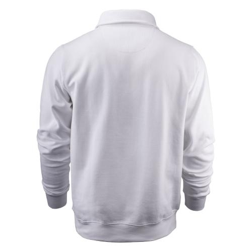 Sweatshirt Rounders half zip wit,4xl
