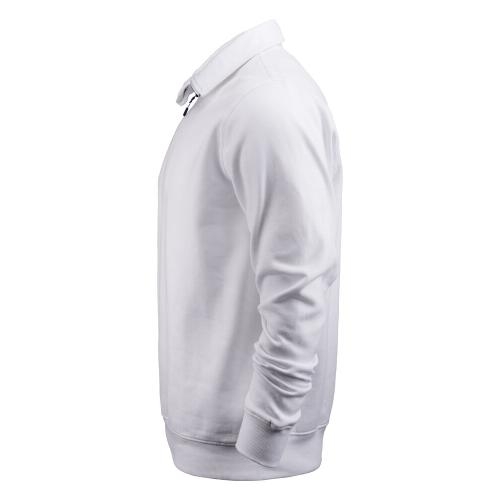 Sweatshirt Rounders half zip wit,4xl