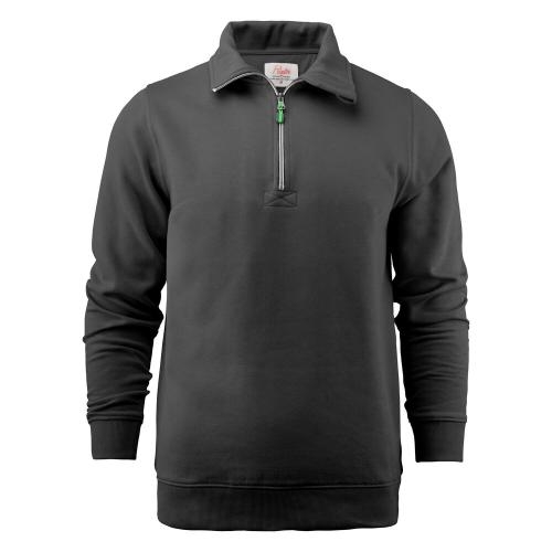 Sweatshirt Rounders half zip zwart,l