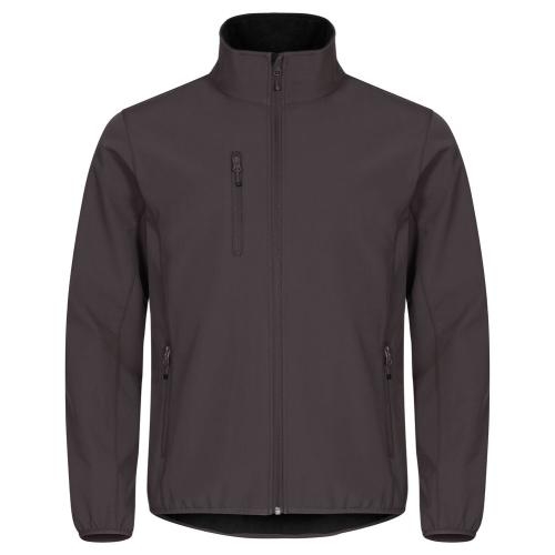 Classic softshell jas donkergrijs,3xl