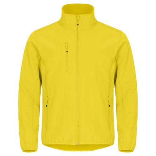 Classic softshell jas lemon,3xl