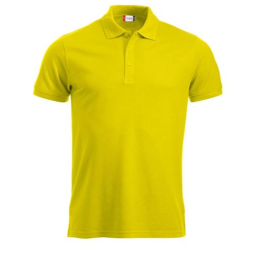 Manhattan heren polo signaalgeel,l