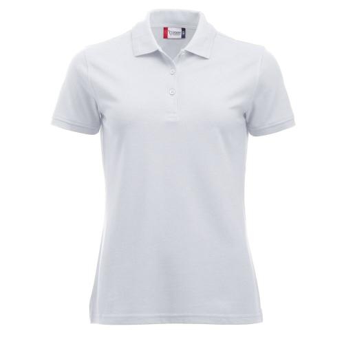 Manhattan dames polo wit,l