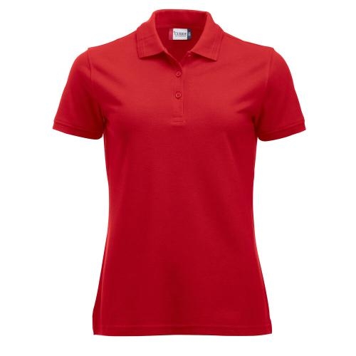 Manhattan dames polo rood,l